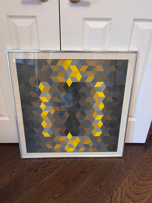 VICTOR VASARELY Limited Edition LITHOGRAPH, 'Ion-7'