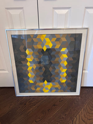 VICTOR VASARELY Limited Edition LITHOGRAPH, 'Ion-7'