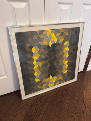 VICTOR VASARELY Limited Edition LITHOGRAPH, 'Ion-7'