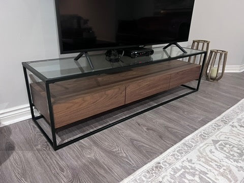 Structube AXELWalnut Veneer Media Unit (*Retail $499)
