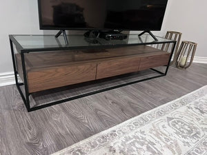 Structube AXELWalnut Veneer Media Unit (*Retail $499)