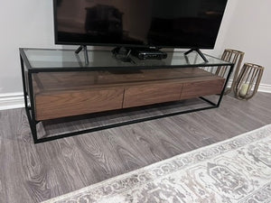 Structube AXELWalnut Veneer Media Unit (*Retail $499)