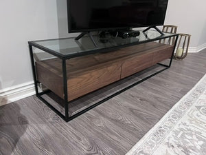 Structube AXELWalnut Veneer Media Unit (*Retail $499)