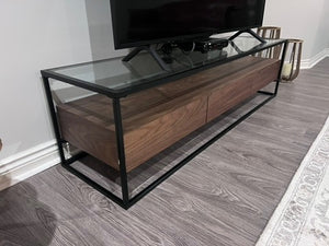 Structube AXELWalnut Veneer Media Unit (*Retail $499)