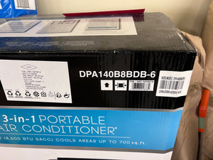 *LIKE NEW IN BOX-  Danby 14,000 BTU (8,600 SACC) 3-in-1 Portable Air Conditioner-  # 2