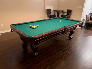 Beringer 8'ft Pool Table + Accessories