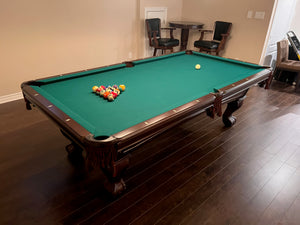 Beringer 8'ft Pool Table + Accessories