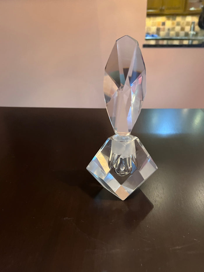 Vintage Czech Crystal Perfume Bottle