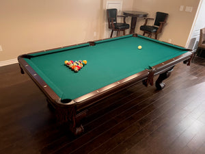 Beringer 8'ft Pool Table + Accessories