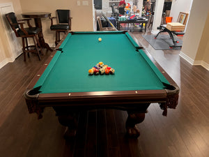 Beringer 8'ft Pool Table + Accessories