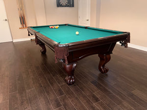 Beringer 8'ft Pool Table + Accessories