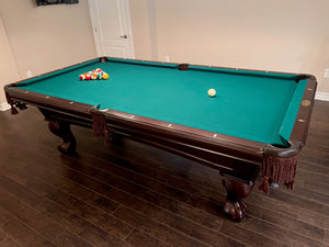 Beringer 8'ft Pool Table + Accessories