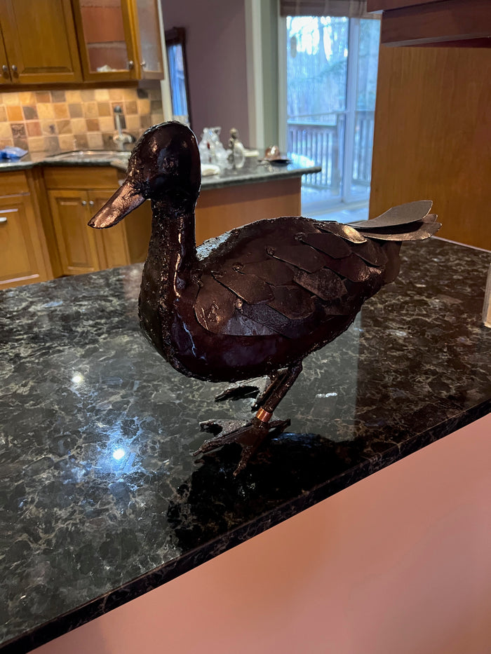 Metal Sculpture Handcrafted in Zimbabwe from Old Oil Drums