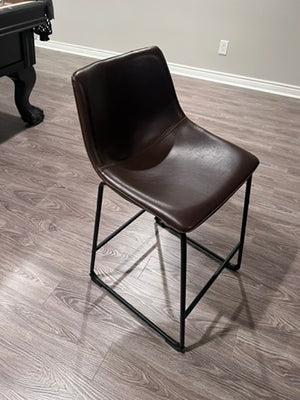 Bar Dining Table + 6 Structube Hayden Counter Stools
