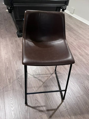 Bar Dining Table + 6 Structube Hayden Counter Stools
