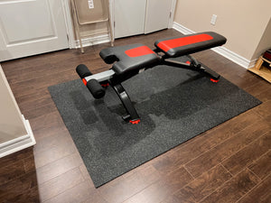 BowFlex 5.1S Adjustable Weight Bench + Rubber Gym Mat