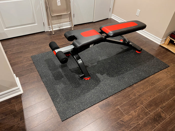 BowFlex 5.1S Adjustable Weight Bench + Rubber Gym Mat