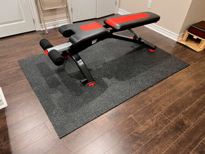 BowFlex 5.1S Adjustable Weight Bench + Rubber Gym Mat