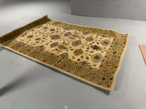 Pinecrest Collection ST-9004 Ivory 100% Wool Indian Rug- 5ft x 8ft