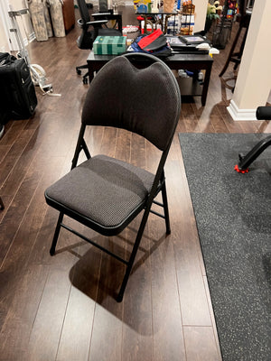 Folding Chair with Padded Seat, indoor use (*2 Available)