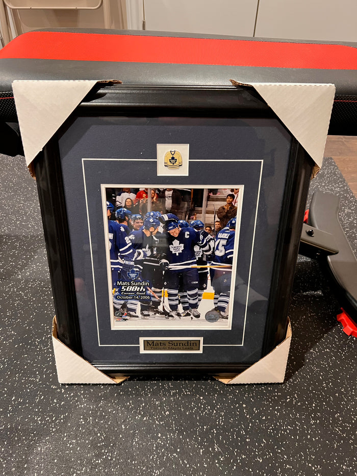 Mats Sundin Framed Photo 500th Career Goal