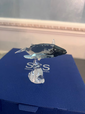 #2- Swarovski Crystal 2012 SCS Young Paikea Whale #1096741