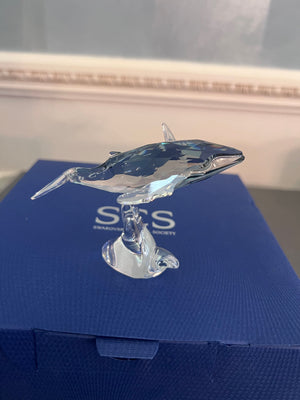 #2- Swarovski Crystal 2012 SCS Young Paikea Whale #1096741