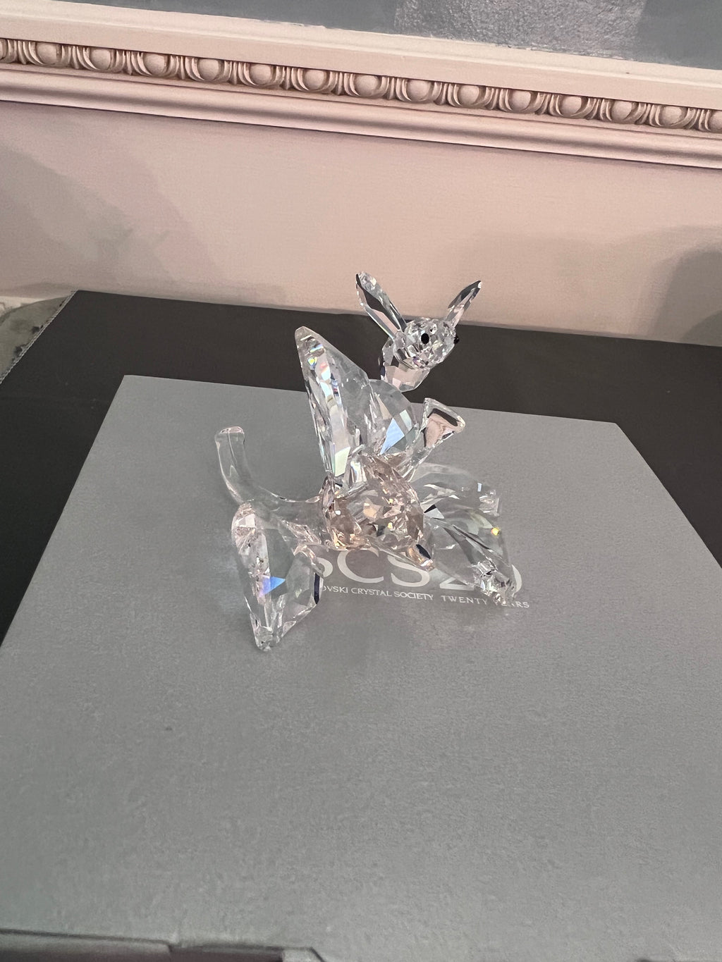Swarovski Crystal SCS20 Jubilee Edition 2007 The Collector Bee on Flower #871895
