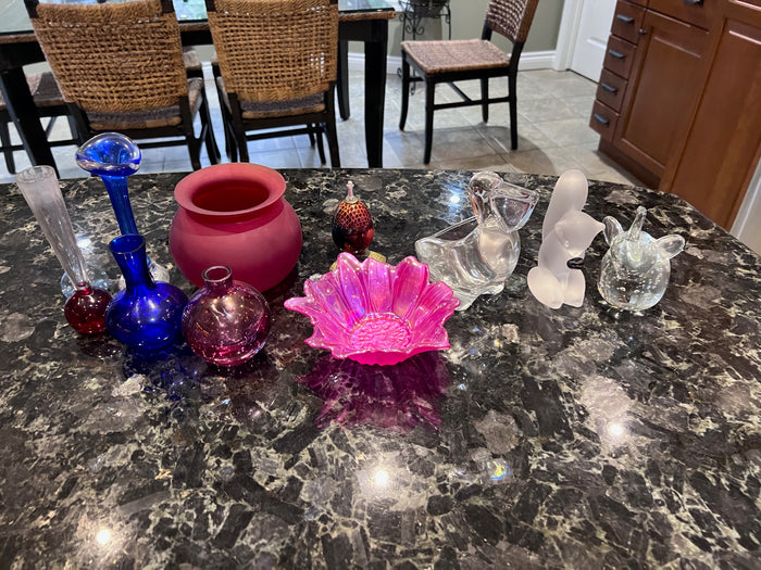Miscellaneous Glass Decor Lot