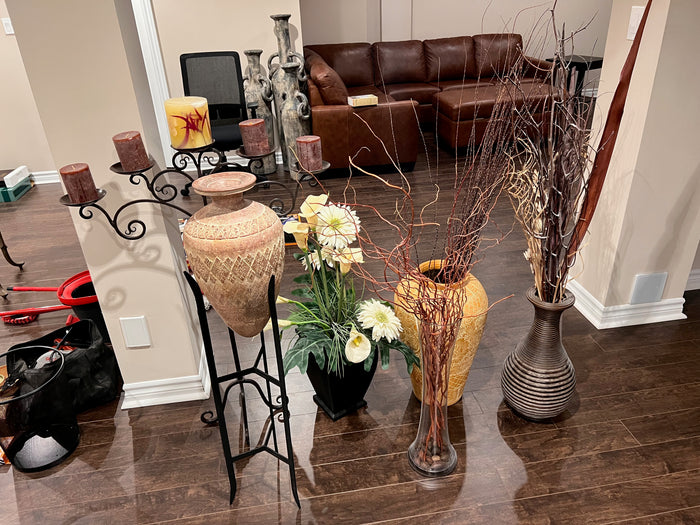 Floor Vase Decor Lot
