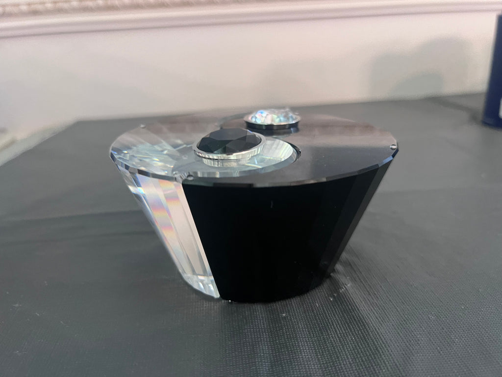 Swarovski Crystal Ying Yang Candle Holder #226820 (*BOX NOT INCLUDED)