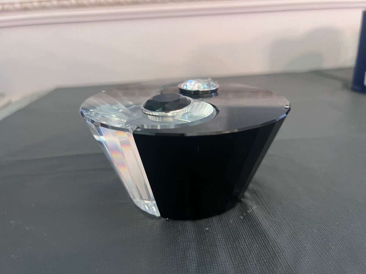 Swarovski Crystal Ying Yang Candle Holder #226820 (*BOX NOT INCLUDED)