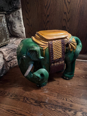 Vintage Chinese 'Tang Style' Ceramic Elephant
