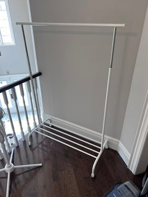 IKEA RIGGA Clothes rack, white (*5 Available)