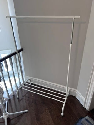 IKEA RIGGA Clothes rack, white (*5 Available)