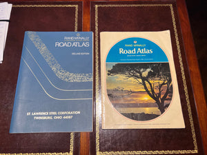 2 Vintage 1973 & 1980 Rand McNally Road Atlas
