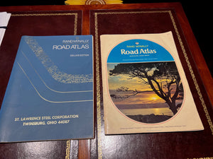 2 Vintage 1973 & 1980 Rand McNally Road Atlas