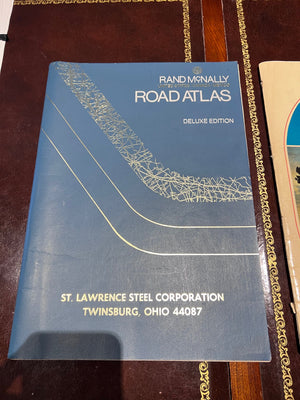 2 Vintage 1973 & 1980 Rand McNally Road Atlas
