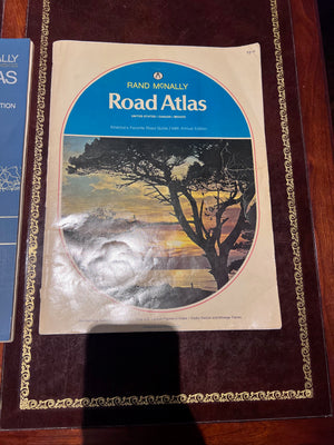 2 Vintage 1973 & 1980 Rand McNally Road Atlas