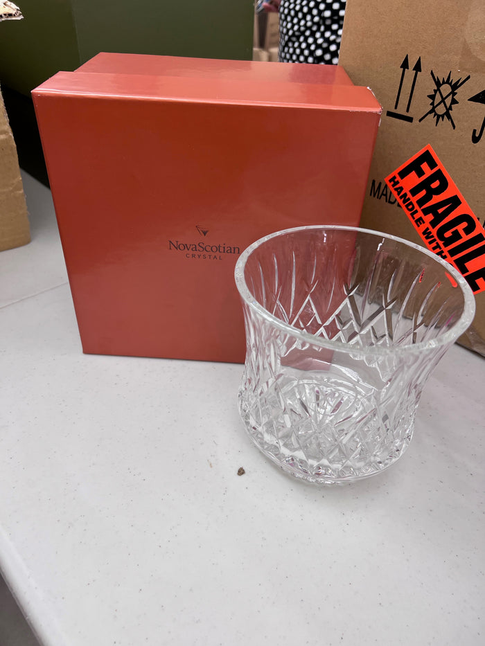 BRAND NEW IN BOX-  NovaScotian Crystal Citadel Bowl 5.5"