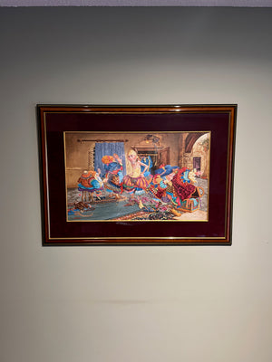 Limited Edition Lithograph 'Getting it Right' by James C. Christensen 1993, Signed 2959/4000