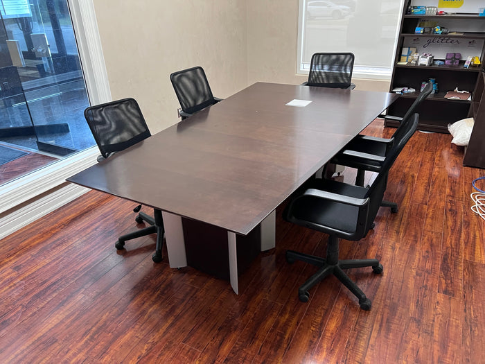 Boardroom Table + 5 Chairs
