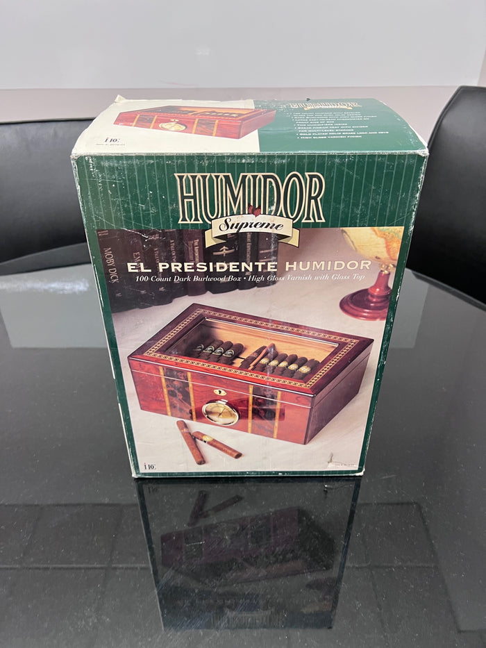 BRAND NEW IDC Supreme El Presidente Humidor 100 Count (*8 Available- Priced Invididually)