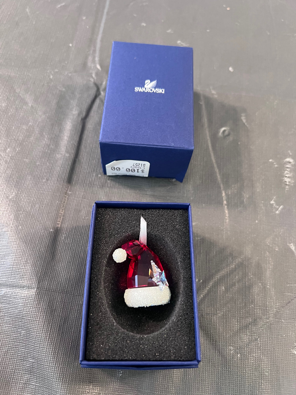 Swarovski Crystal Christmas Santa Hat Ornament #944873