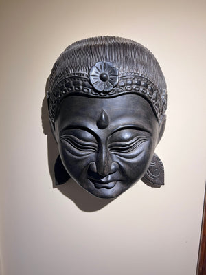 Wood Buddhism Mask Made in Indonesia