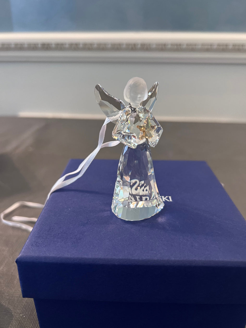 Swarovski Crystal Christmas Angel Ornament, 2009 Annual Edition #1006042