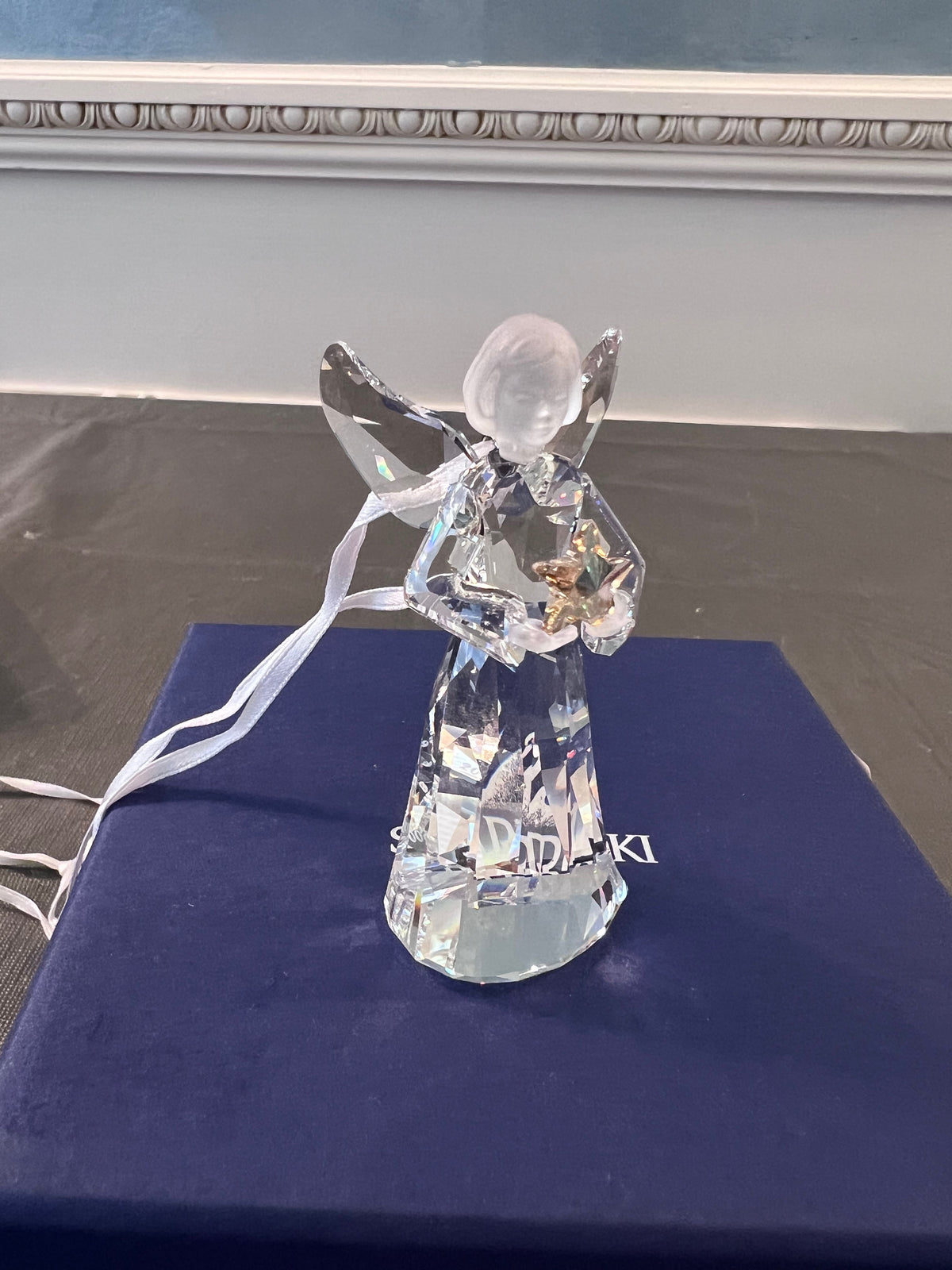 Swarovski Crystal Christmas Angel Ornament, 2009 Annual Edition #1006042
