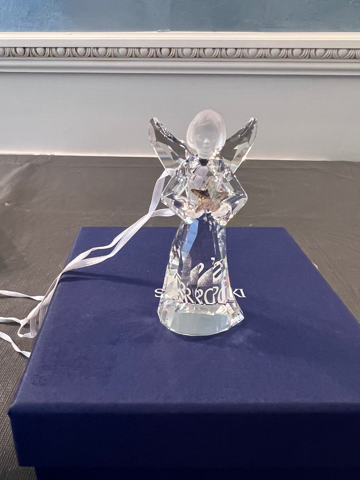Swarovski Crystal Christmas Angel Ornament, 2009 Annual Edition #1006042