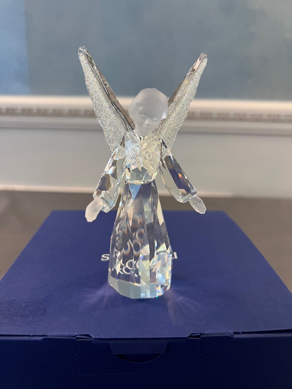 #2- Swarovski Crystal Christmas Angel with Sparkling Wings #946480