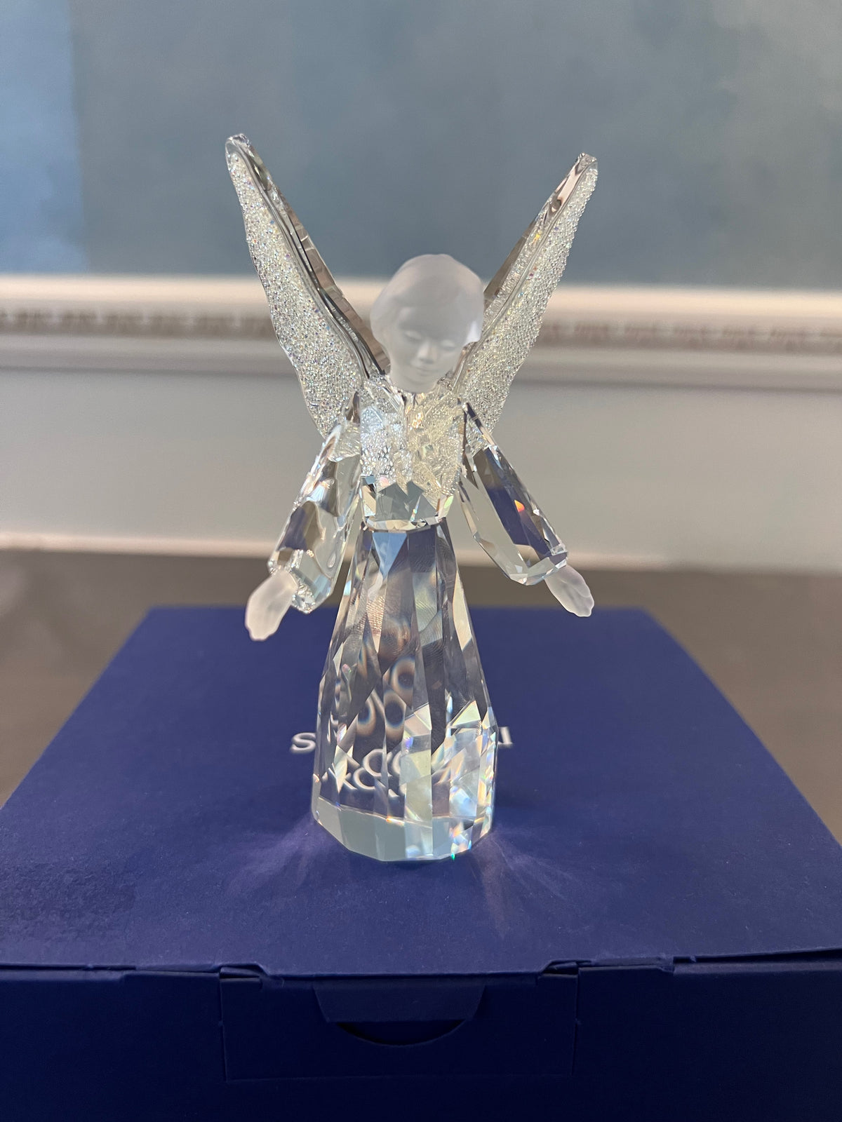 #2- Swarovski Crystal Christmas Angel with Sparkling Wings #946480